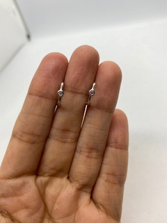 Aros argollita con dije, mujer, Dot en internet