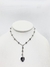 Conjunto corbatero cadena de mujer con cristales Autenticos