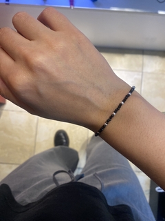 Pulsera de mujer, Nasse negra - comprar online