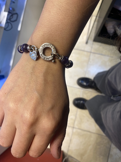 Pulsera `piedra Tiff Violet - comprar online