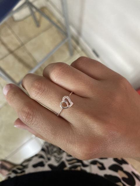 Anillo corazon de mujer, Hallie - comprar online