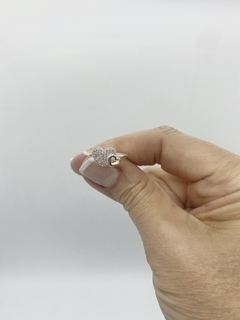 Anillo doble corazon
