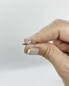 Anillo con piedras de mujer, Heart mini