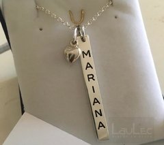 Dije personalizado Barrita - Joyería LauLec
