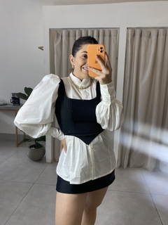 CROOPED ALFAIATARIA PRETO - Amor Meu moda feminina