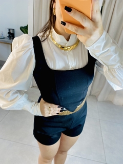 Imagem do CROOPED ALFAIATARIA PRETO