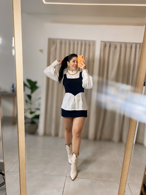 CROOPED ALFAIATARIA PRETO - comprar online