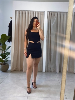 SAIA ALFAIATARIA PRETO - comprar online