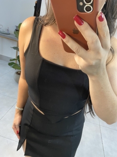 CROOPED ALFAIATARIA PRETO - Amor Meu moda feminina