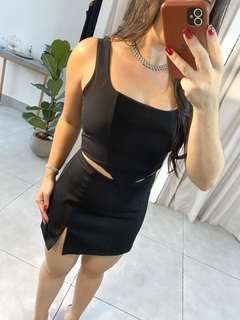 SAIA ALFAIATARIA PRETO - Amor Meu moda feminina