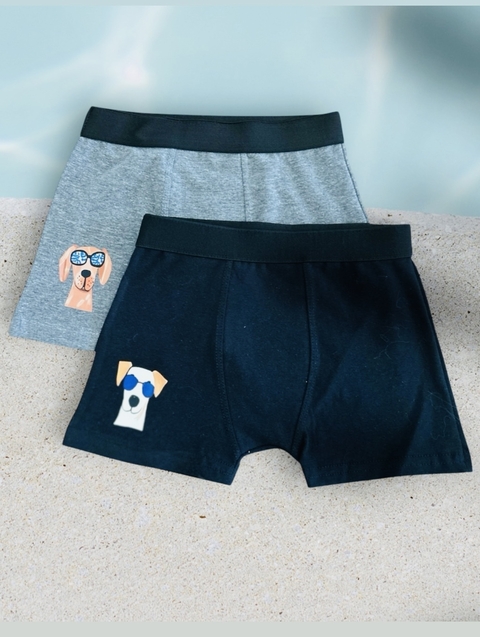 BOXER PACK X 2 estampa de perro