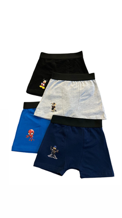 BOXER DE NENE PERSONAJE PACK X 3 - tienda online