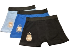 BOXER DE CHICOS, PERSONALIZADOS PACK X 3