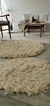 alfombra peludita redonda 55 cm