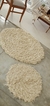 alfombra redonda 1 mts peludita - comprar online
