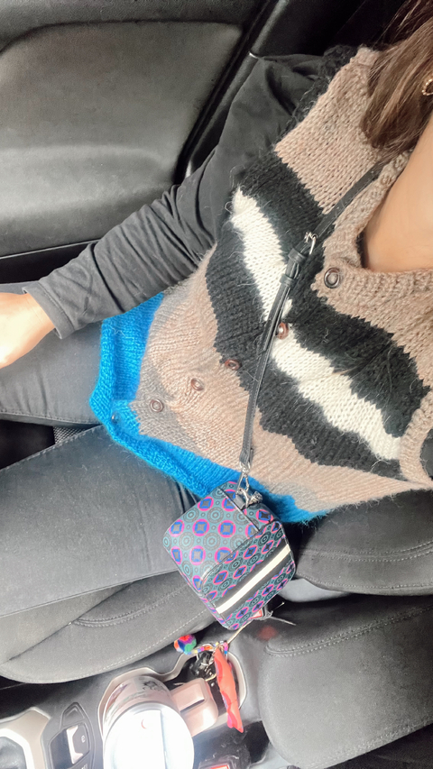 Chaleco rayas mohair