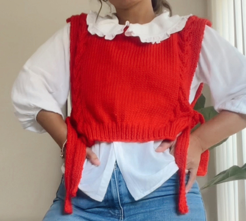 Pechera tejida