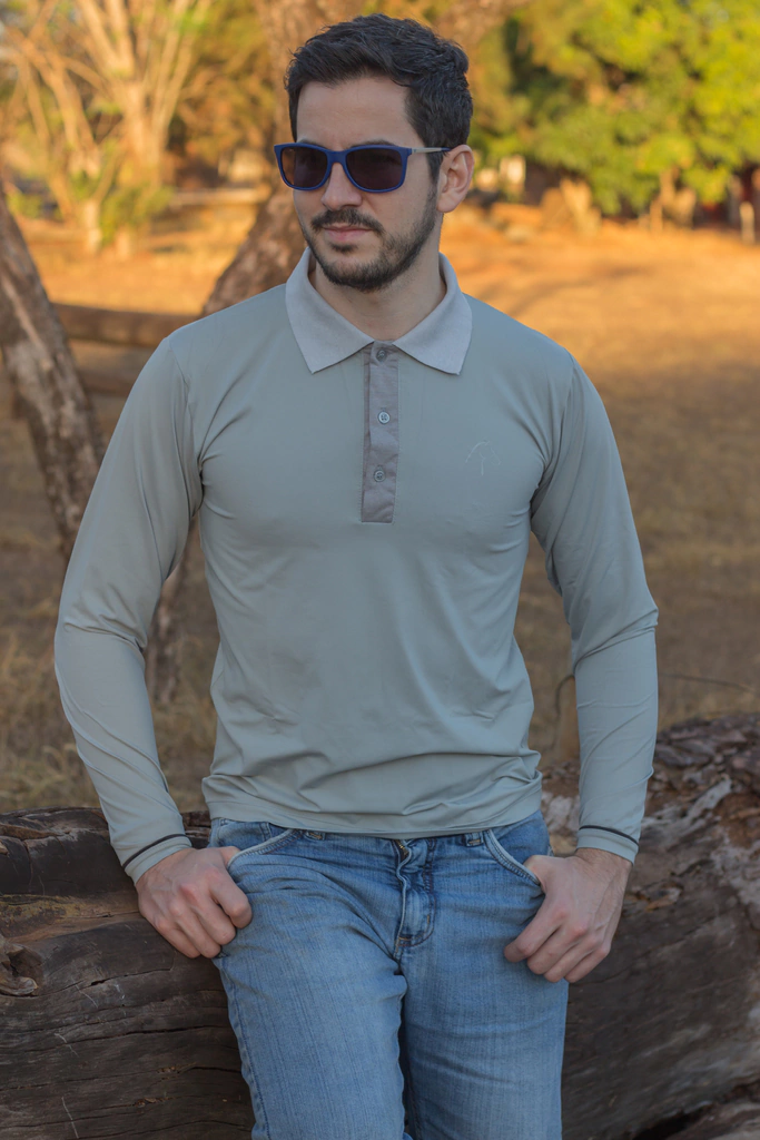 Camisa Polo Masculina UV50