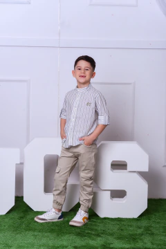 CALÇA CARGO JOGGER 1232050 - Jacris Kids | Transformando Sonhos em Moda