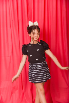 CONJUNTO LACINHOS 2212406 - Jacris Kids | Transformando Sonhos em Moda