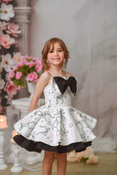 VESTIDO LAÇO 2252752 - Jacris Kids | Transformando Sonhos em Moda