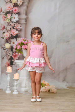 CONJUNTO LACINHOS 2112389 - Jacris Kids | Transformando Sonhos em Moda