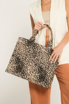 Tote Bag Print Arena y Negro - tienda online