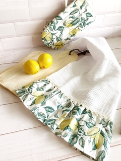 Set Manopla + Repasador Lemon - comprar online