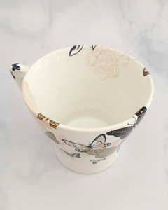 Taza rectangular Butterfly Blue - comprar online