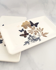 Fuente rectangular Butterfly Blue - tienda online