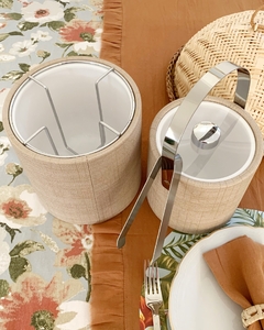 Frapera Diseño Ratán Beige - comprar online