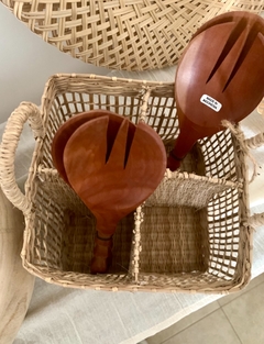 Portacubiertos de seagrass Cuadrado - Modma Home & Deco