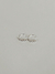 Argolla con cubic frontal (par) 8mm - PLATA 925 en internet