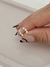 Mini trepador triple cubic (par) - PLATA 925 en internet