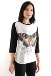Blusa Manga 3/4 Time to Fly