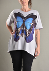 Blusa Evasê Metamorfose Azul