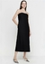 VESTIDO MIDI OMBRO À OMBRO EM CREPE