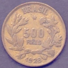 V126 500 RÉIS 1928 - comprar online