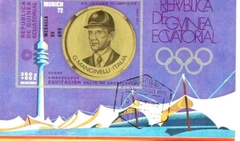 15138 ........ GUINÉ EQUATORIAL - OLIMPIADAS DE MUNIQUE - 1972 - BLOCO