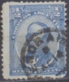 15860 ARGENTINA - URQUIZA - 1/2 c. - 1888 - USADO