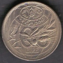 M1930 ITÁLIA - 100 LIRE 1995 F A O - BR/AL - comprar online