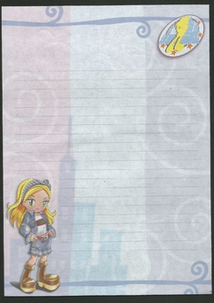216 PAPEL DE CARTA - KIT GIRL COM ENVELOPE