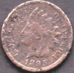 M2242 .... ESTADOS UNIDOS - 1 CENT 1895 - CABEÇA DE ÍNDIO