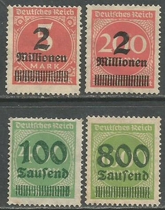 2397 .... ALEMANHA - ZIFFERN COM SOBRECARGA - 1923 - NOVOS