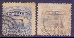 24273 ..... ESTADOS UNIDOS - TREM - # 31 - 1869 - VARIEDADE DE COR