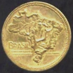 V242 REPÚBLICA - 2,00 CRUZEIRO 1946 - MAPA DO BRASIL