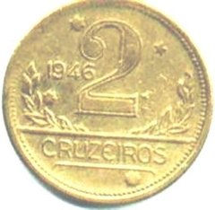 V242 REPÚBLICA - 2,00 CRUZEIRO 1946 - MAPA DO BRASIL - comprar online