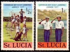 24371 ..... ESCOTISMO - St. LUCIA - JUBILEE JAMAICA 77 - NOVOS