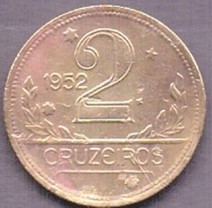 V247 Cr$ 2,00 1952 - MAPA DO BRASIL - BR/AL