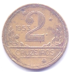 V248       MAPA DO  BRASIL   -    Cr$  2,00    1953